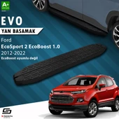 S-Dizayn Ford EcoSport 2 Evo Siyah Yan Basamak 173 Cm 2012-2022 A+ Kalite thumbnail 1