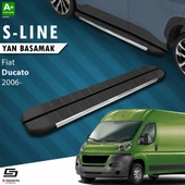 S-Dizayn Fiat Ducato 3 Kısa Şase S-Line Krom Yan Basamak 203 Cm 2006 Üzeri A+ Kalite thumbnail 1