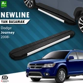 S-Dizayn Dodge Journey NewLine Aluminyum Yan Basamak 183 Cm 2008-2020 A+ Kalite thumbnail 1