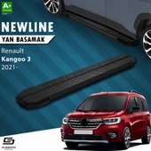 S-Dizayn Renault Kangoo 3 NewLine Siyah Yan Basamak 193 Cm 2021 Üzeri A+ Kalite thumbnail 1