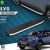 S-Dizayn Toyota RAV 4 5 Evo Aluminyum Yan Basamak 173 Cm 2018 Üzeri A+ Kalite thumbnail 1