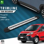 S-Dizayn Peugeot Expert 2 Kısa Şase TrimLine Gri Yan Basamak 220 Cm 2007-2016 thumbnail 1