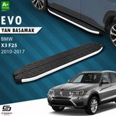 S-Dizayn Bmw X3 F25 Evo Aluminyum Yan Basamak 193 Cm 2010-2017 A+ Kalite thumbnail 1