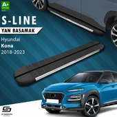 S-Dizayn Hyundai Kona S-Line Krom Yan Basamak 173 Cm 2018-2023 A+ Kalite thumbnail 1