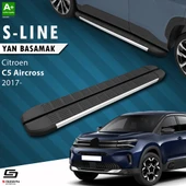 S-Dizayn Citroen C5 Aircross S-Line Aluminyum Yan Basamak 193 Cm 2017 Üzeri A+ Kalite thumbnail 1