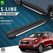 S-Dizayn Kia Sportage 3 S-Line Aluminyum Yan Basamak 173 Cm 2010-2016 A+ Kalite thumbnail 1