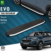 S-Dizayn Skoda Karoq Evo Aluminyum Yan Basamak 173 Cm 2018 Üzeri A+ Kalite thumbnail 1