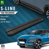 S-Dizayn Hyundai Kona S-Line Siyah Yan Basamak 173 Cm 2018-2023 A+ Kalite - 1