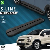 S-Dizayn Fiat 500X S-Line Siyah Yan Basamak 173 Cm 2014 Üzeri A+ Kalite thumbnail 1