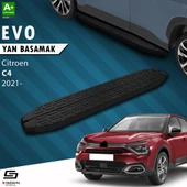 S-Dizayn Citroen C4 3 Evo Siyah Yan Basamak 183 Cm 2021 Üzeri A+ Kalite thumbnail 1