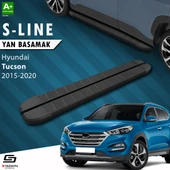 S-Dizayn Hyundai Tucson 3 S-Line Siyah Yan Basamak 173 Cm 2015-2020 A+ Kalite thumbnail 1