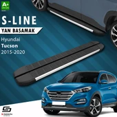 S-Dizayn Hyundai Tucson 3 S-Line Aluminyum Yan Basamak 173 Cm 2015-2020 A+ Kalite thumbnail 1