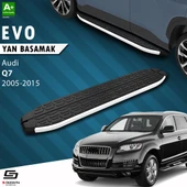 S-Dizayn Audi Q7 Evo Aluminyum Yan Basamak 213 Cm 2005-2015 A+ Kalite thumbnail 1