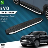 S-Dizayn Mercedes X-Class Evo Aluminyum Yan Basamak 203 Cm 2018-2020 A+ Kalite - 1