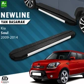 S-Dizayn Kia Soul NewLine Aluminyum Yan Basamak 173 Cm 2009-2014 A+ Kalite thumbnail 1