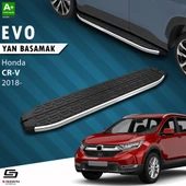 S-Dizayn Honda CR-V 5 Evo Krom Yan Basamak 173 Cm 2018-2022 A+ Kalite thumbnail 1