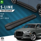 S-Dizayn Audi Q3 8U S-Line Siyah Yan Basamak 173 Cm 2011-2018 A+ Kalite - 1