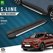 S-Dizayn Kia Stonic S-Line Aluminyum Yan Basamak 173 Cm 2017 Üzeri A+ Kalite thumbnail 1