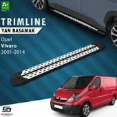S-Dizayn Opel Vivaro A Kısa Şase TrimLine Gri Yan Basamak 230 Cm 2001-2014 A+ Kalite thumbnail 1