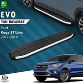 S-Dizayn Ford Kuga 2 ST-Line Evo Aluminyum Yan Basamak 183 Cm 2017-2019 A+ Kalite - 1