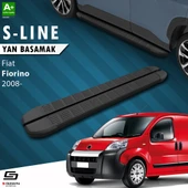 S-Dizayn Fiat Fiorino S-Line Siyah Yan Basamak 173 Cm 2008 Üzeri A+ Kalite thumbnail 1
