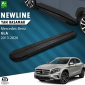 S-Dizayn Mercedes GLA X156 NewLine Siyah Yan Basamak 183 Cm 2013-2020 A+ Kalite - 1