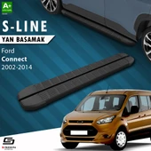 S-Dizayn Ford Connect Uzun Şase S-Line Siyah Yan Basamak 203 Cm 2002-2014 A+ Kalite thumbnail 1