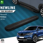 S-Dizayn Renault Koleos 2 NewLine Siyah Yan Basamak 163 Cm 2016 Üzeri A+ Kalite thumbnail 1