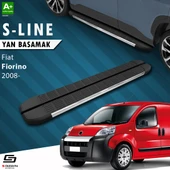S-Dizayn Fiat Fiorino S-Line Krom Yan Basamak 173 Cm 2008 Üzeri A+ Kalite thumbnail 1