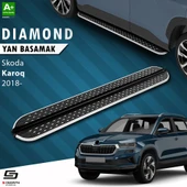 S-Dizayn Skoda Karoq Diamond Krom Yan Basamak 173 Cm 2018 Üzeri A+ Kalite - 1