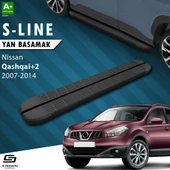 S-Dizayn Nissan Qashqai +2 S-Line Siyah Yan Basamak 183 Cm 2007-2014 A+ Kalite thumbnail 1