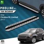 S-Dizayn Jeep Cherokee KL OEM Still Pro V2 Aluminyum Yan Basamak 173 Cm 2013-2023 A+ Kalite thumbnail 1