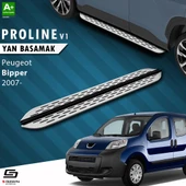 S-Dizayn Peugeot Bipper OEM Still Pro V1 Aluminyum Yan Basamak 173 Cm 2007-2017 A+ Kalite thumbnail 1