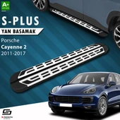 S-Dizayn Porsche Cayenne 2 S-Plus Gri Yan Basamak 193 Cm 2011-2017 A+ Kalite - 1