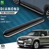 S-Dizayn Skoda Yeti Diamond Krom Yan Basamak 173 Cm 2009-2017 A+ Kalite thumbnail 1