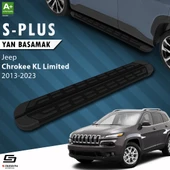 S-Dizayn Jeep Cherokee KL S-Plus Siyah Yan Basamak 173 Cm 2013-2023 A+ Kalite thumbnail 1