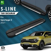 S-Dizayn Kia Sportage 5 S-Line Krom Yan Basamak 173 Cm 2021 Üzeri A+ Kalite thumbnail 1