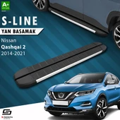 S-Dizayn Nissan Qashqai 2 S-Line Aluminyum Yan Basamak 173 Cm 2014-2021 A+ Kalite thumbnail 1