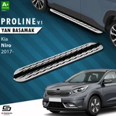 S-Dizayn Kia Niro OEM Still Pro V2 Aluminyum Yan Basamak 183 Cm 2017 Üzeri A+ Kalite thumbnail 1