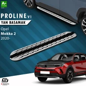 S-Dizayn Opel Mokka 2 OEM Still Pro V2 Aluminyum Yan Basamak 173 Cm 2020 Üzeri A+ Kalite - 1