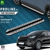 S-Dizayn Kia Sportage 4 OEM Still Pro V2 Aluminyum Yan Basamak 173 Cm 2016-2021 A+ Kalite thumbnail 1
