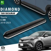 S-Dizayn Toyota C-HR Diamond Krom Yan Basamak 173 Cm 2016-2023 A+ Kalite thumbnail 1