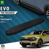 S-Dizayn Kia Sportage 5 Evo Siyah Yan Basamak 173 Cm 2021 Üzeri A+ Kalite thumbnail 1