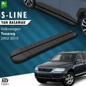 S-Dizayn VW Touareg S-Line Siyah Yan Basamak 193 Cm 2002-2010 A+ Kalite thumbnail 1