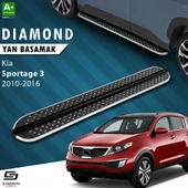 S-Dizayn Kia Sportage 3 Diamond Krom Yan Basamak 173 Cm 2010-2016 A+ Kalite thumbnail 1
