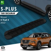 S-Dizayn Nissan X-Trail T33 S-Plus Siyah Yan Basamak 183 Cm 2022 Üzeri A+ Kalite thumbnail 1