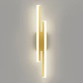 2 ADET Elektrikle Çalışır, 12 Watt , 3000 Kelvin Gün Işığı Led Aplik, İç Merkan Led Duvar Armatürü thumbnail 4