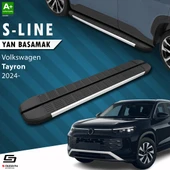 S-Dizayn VW Tayron 2 S-Line Aluminyum Yan Basamak 193 Cm 2024 Üzeri A+ Kalite thumbnail 1