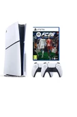 Sony Playstation 5 Slim cdli +2.kol Dualsense +Ps5 FC26 (İthalatçı Garantili) - 1