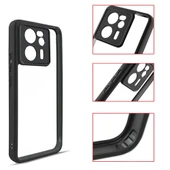 Xiaomi Mi 13T Pro Kılıf Kamera Korumalı Şeffaf Arka Yüzey Zore New Roll Kapak thumbnail 9